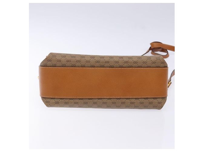 Gucci Borsa a Spalla Micro GG Supreme PVC Beige 001 115 6165 8031 Auth ep10240 D'oro - vista 5