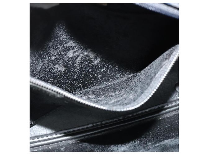 Saint Laurent Sac à bandoulière en toile bleu marine et or Auth bs28993 Doré - vue 12