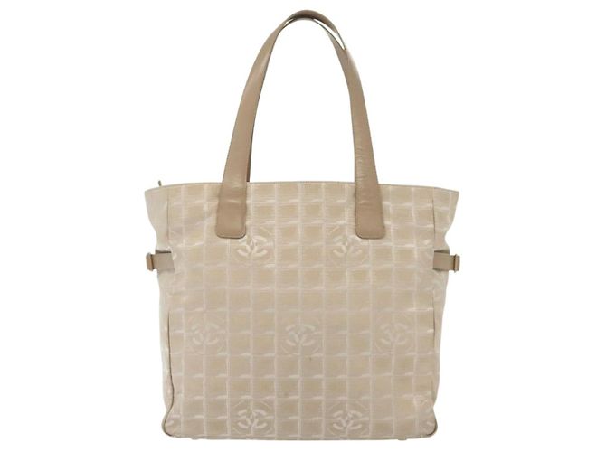 CHANEL Nuova Borsa Tote da Viaggio Nylon Rosa Oro CC Auth BA4944 D'oro - vista 13