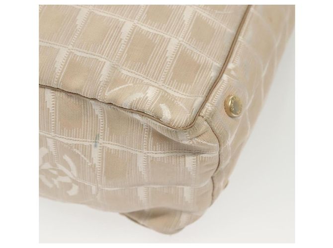 CHANEL Nuova Borsa Tote da Viaggio Nylon Rosa Oro CC Auth BA4944 D'oro - vista 15