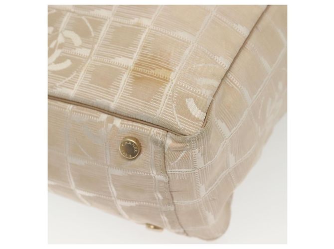 CHANEL Nuova Borsa Tote da Viaggio Nylon Rosa Oro CC Auth BA4944 D'oro - vista 16