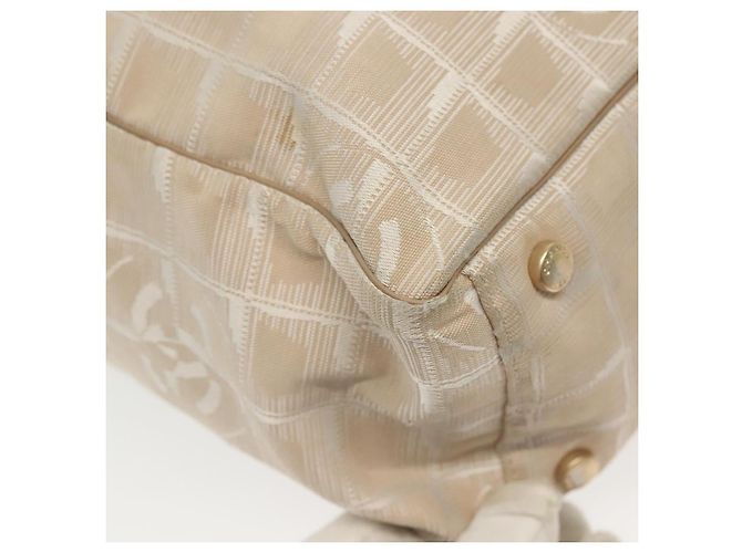 CHANEL Nuova Borsa Tote da Viaggio Nylon Rosa Oro CC Auth BA4944 D'oro - vista 17