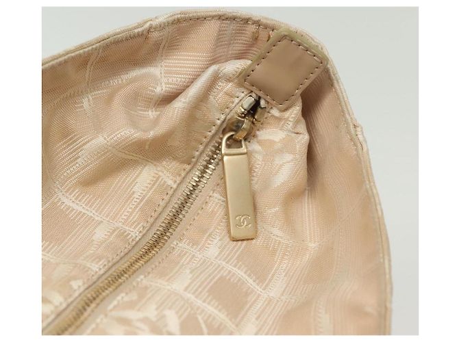 CHANEL Nuova Borsa Tote da Viaggio Nylon Rosa Oro CC Auth BA4944 D'oro - vista 19