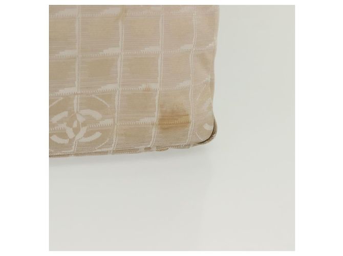 CHANEL Nuova Borsa Tote da Viaggio Nylon Rosa Oro CC Auth BA4944 D'oro - vista 3