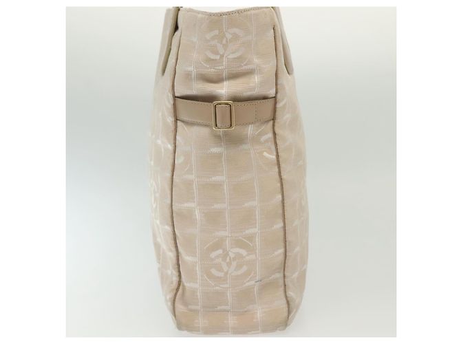 CHANEL Nuova Borsa Tote da Viaggio Nylon Rosa Oro CC Auth BA4944 D'oro - vista 4