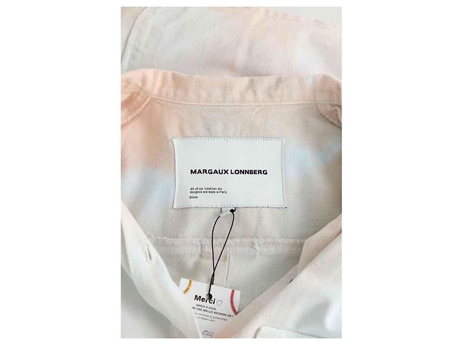 Margaux Lonnberg Vestido de algodón rosa - vista 5