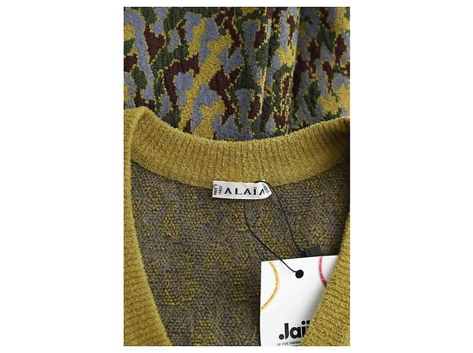Alaïa Jersey de lana verde - vista 5