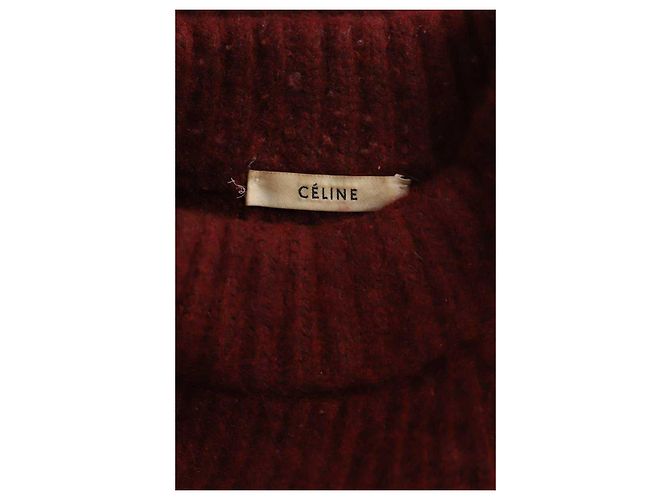 Céline Suéter de Cashmere Bordô Bordeaux - vista 5