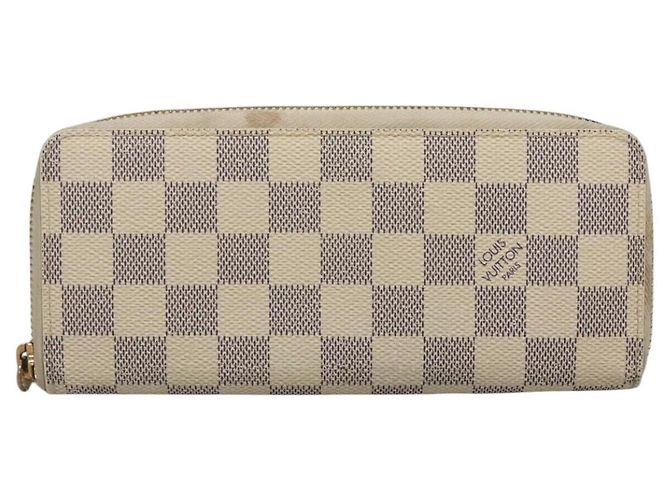 LOUIS VUITTON Cartera Larga Clemence Damier Azur N61264 Auth BA4842 - vista 13