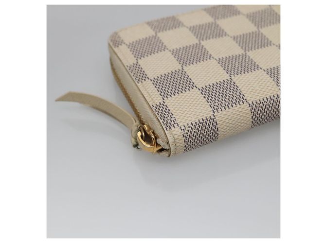 LOUIS VUITTON Cartera Larga Clemence Damier Azur N61264 Auth BA4842 - vista 14