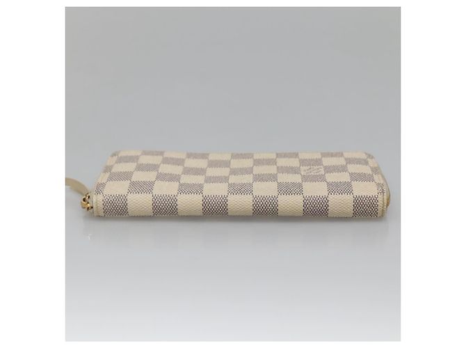 LOUIS VUITTON Cartera Larga Clemence Damier Azur N61264 Auth BA4842 - vista 6