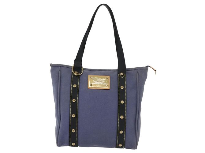 LOUIS VUITTON Antigua Cabas MM Borsa Tote Blu M40087 LV Auth ep9985 - vista 13