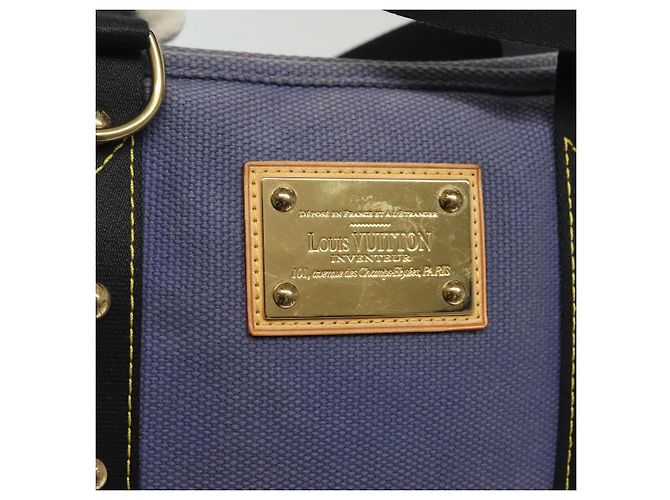 LOUIS VUITTON Antigua Cabas MM Borsa Tote Blu M40087 LV Auth ep9985 - vista 17