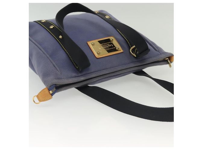 LOUIS VUITTON Antigua Cabas MM Borsa Tote Blu M40087 LV Auth ep9985 - vista 6