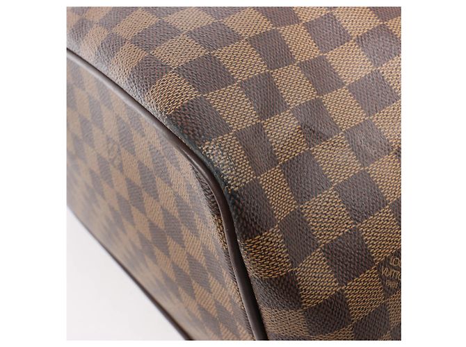 Borsa Louis Vuitton Damier Ebene Greenwich GM N41155 Marrone - vista 13