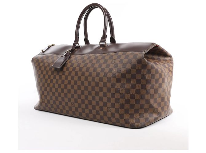 Borsa Louis Vuitton Damier Ebene Greenwich GM N41155 Marrone - vista 2