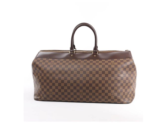Borsa Louis Vuitton Damier Ebene Greenwich GM N41155 Marrone - vista 4