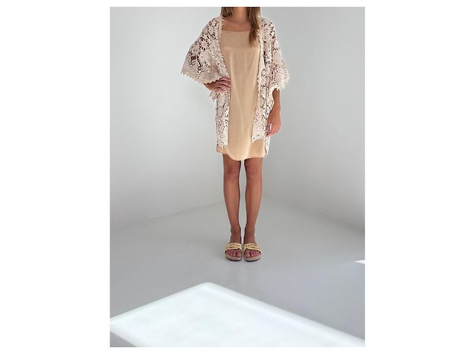 Anna Sui Spitzen-Kimono-Jacke beige - Ansicht 2
