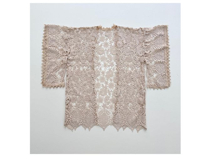 Anna Sui Spitzen-Kimono-Jacke beige - Ansicht 5
