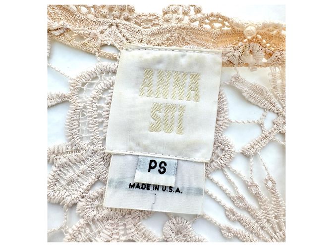 Anna Sui Spitzen-Kimono-Jacke beige - Ansicht 7