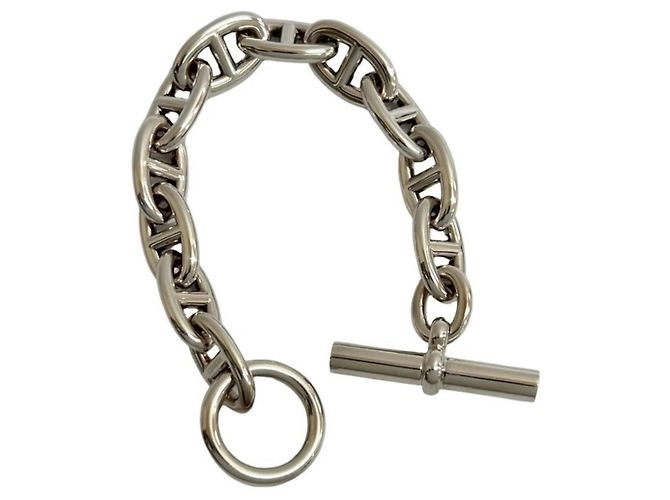 Hermès Bracciale Charm Chaine d'Ancre GM Hermes Argento - vista 4