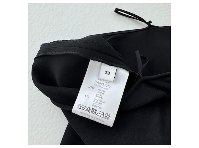Falda larga negra Givenchy de viscosa Negro - vista 10