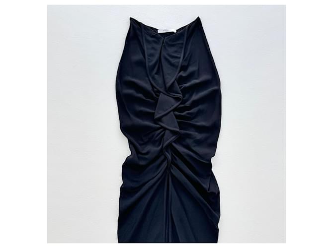 Falda larga negra Givenchy de viscosa Negro - vista 12