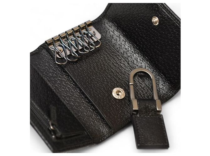 Llaveiro de cuero Gucci Negro - vista 5
