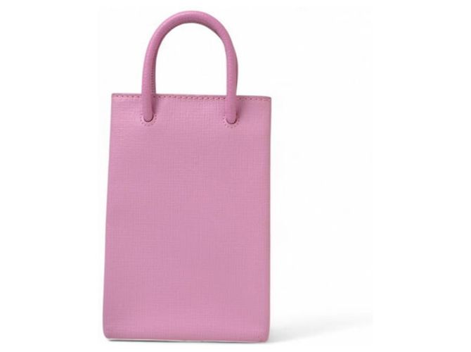 Borsa a spalla in pelle viola Balenciaga Porpora - vista 5