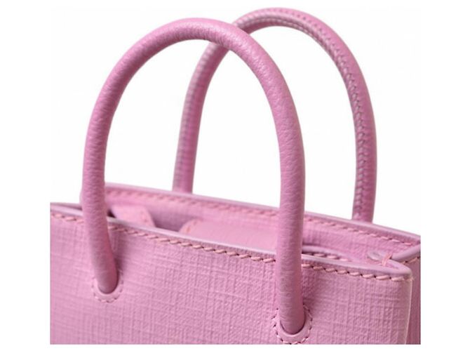 Borsa a spalla in pelle viola Balenciaga Porpora - vista 7