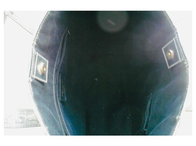 YVES SAINT LAURENT RIVE GAUCHE Borsa Raspail Argento in Buone Condizioni - vista 10
