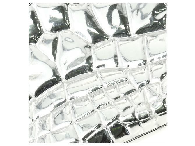 YVES SAINT LAURENT RIVE GAUCHE Borsa Raspail Argento in Buone Condizioni - vista 3