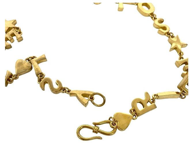 Collana a catena con motivo logo YSL Yves Saint Laurent - vista 3