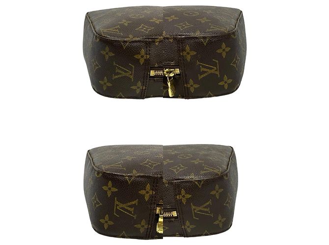 Louis Vuitton Vintage Spontini Monogram Leather Shoulder Bag Brown - view 7