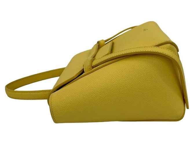 Belt Bag Céline CELINE Nano Leder Gürteltasche Gelb - Ansicht 5