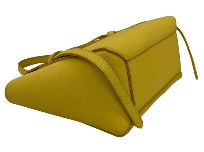 Belt Bag Céline CELINE Nano Leder Gürteltasche Gelb - Ansicht 7