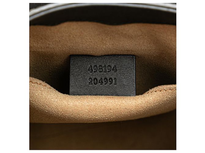 Gucci GG Supreme Padlock Rucksack Braun Schwarz Beige - Ansicht 10