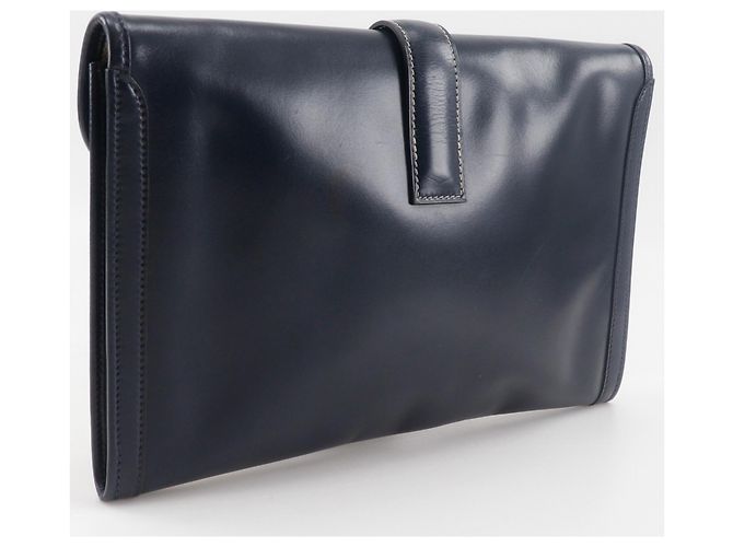 Borsa Clutch Jige PM di Hermès Blu navy - vista 3