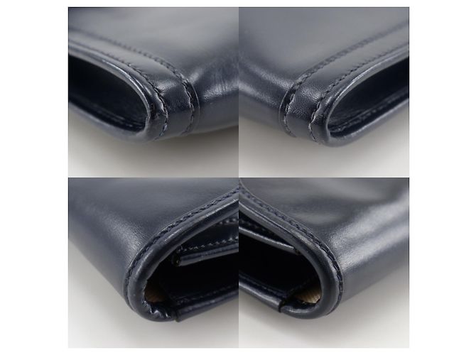 Borsa Clutch Jige PM di Hermès Blu navy - vista 4