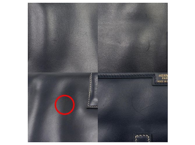 Borsa Clutch Jige PM di Hermès Blu navy - vista 8