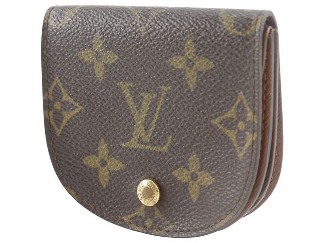 Monedero Porto Moneguse Louis Vuitton Castaño - vista 2