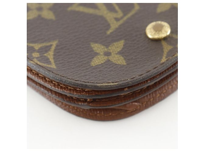 Monedero Porto Moneguse Louis Vuitton Castaño - vista 4