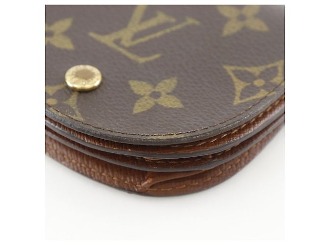 Monedero Porto Moneguse Louis Vuitton Castaño - vista 5