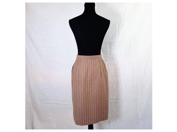 Cacharel Vestido midi Cacaharel de lana Marrón claro - vista 2