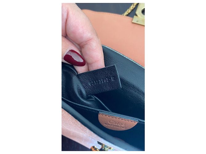 Chloé Elsie Shoulder Bag Pink Leather - view 10