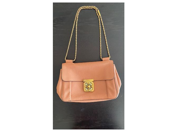 Chloé Elsie Shoulder Bag Pink Leather - view 2