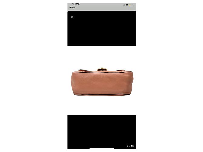 Chloé Elsie Shoulder Bag Pink Leather - view 5