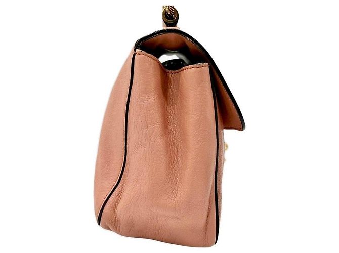 Chloé Elsie Shoulder Bag Pink Leather - view 6