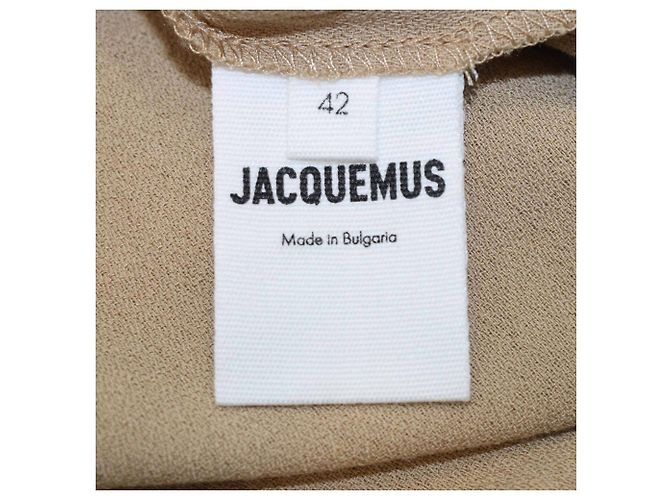 Saia midi Draggiu La Juve em tecido misto bege da Jacquemus - vista 6