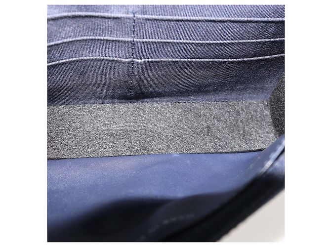 Borsa WOC in caviar trapuntato blu navy Chanel - vista 6
